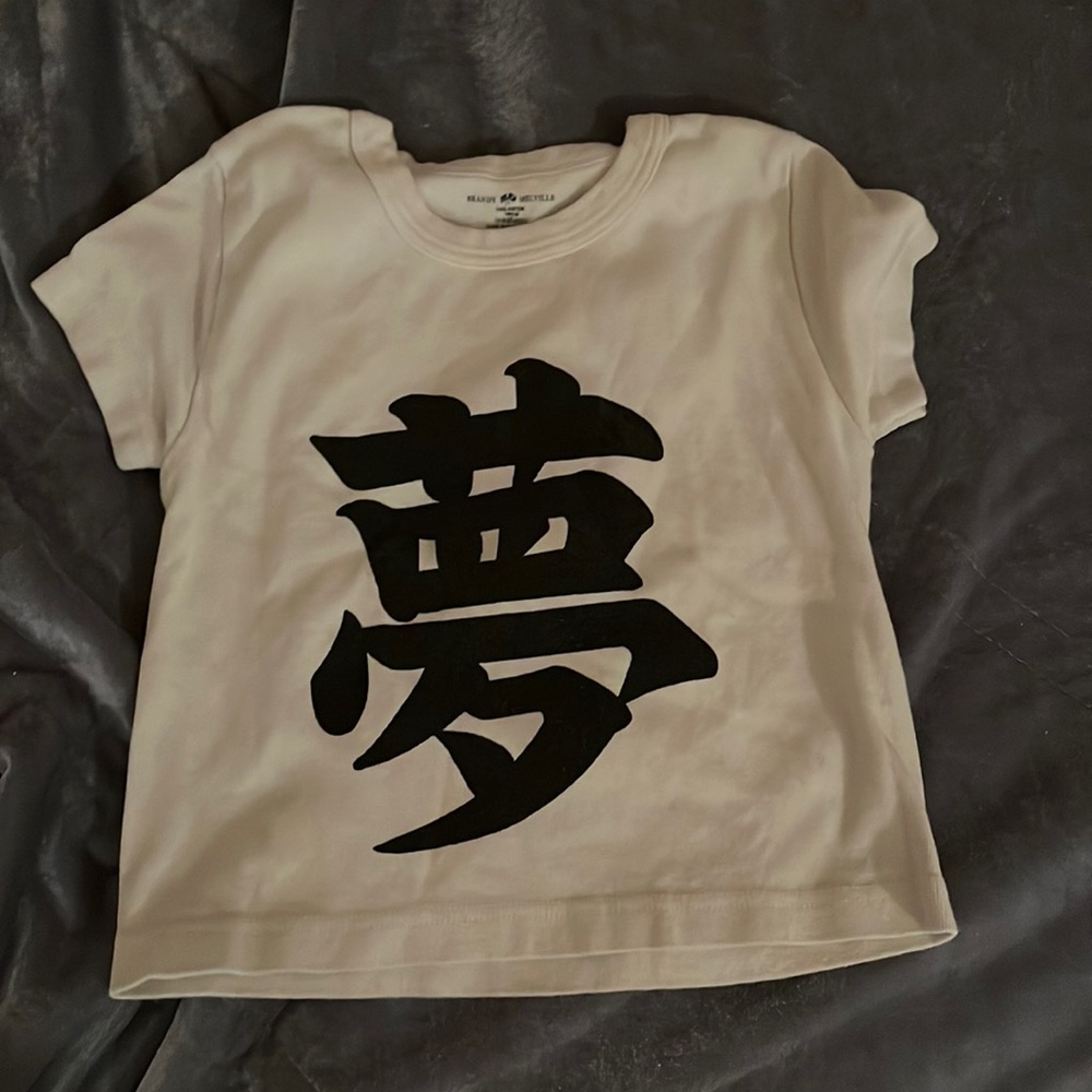 brandy melville chinese symbol ashlyn top